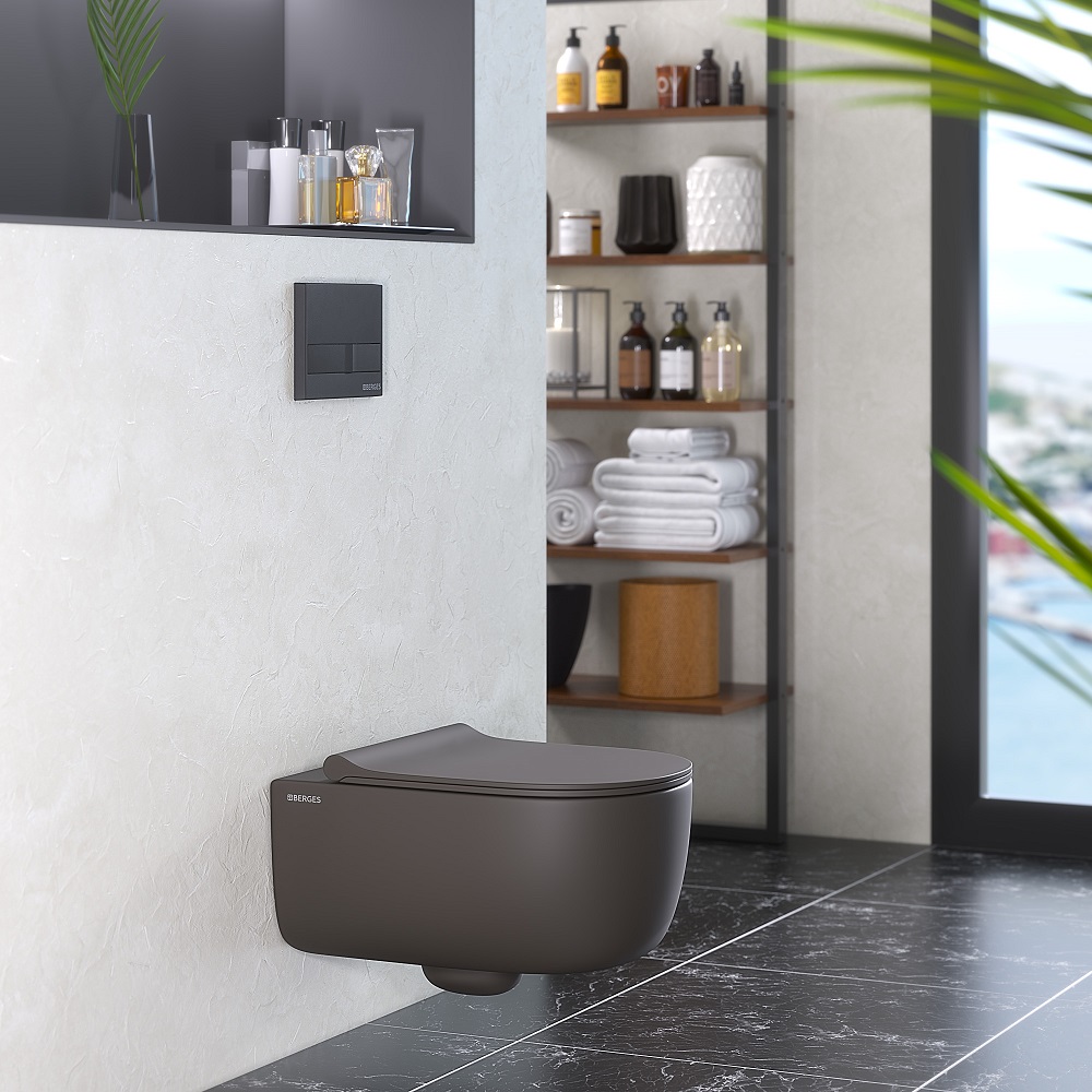 Изображение товара EGO XL, матовый антрацит, микролифт, быстросъёмное от магазина N&M Home