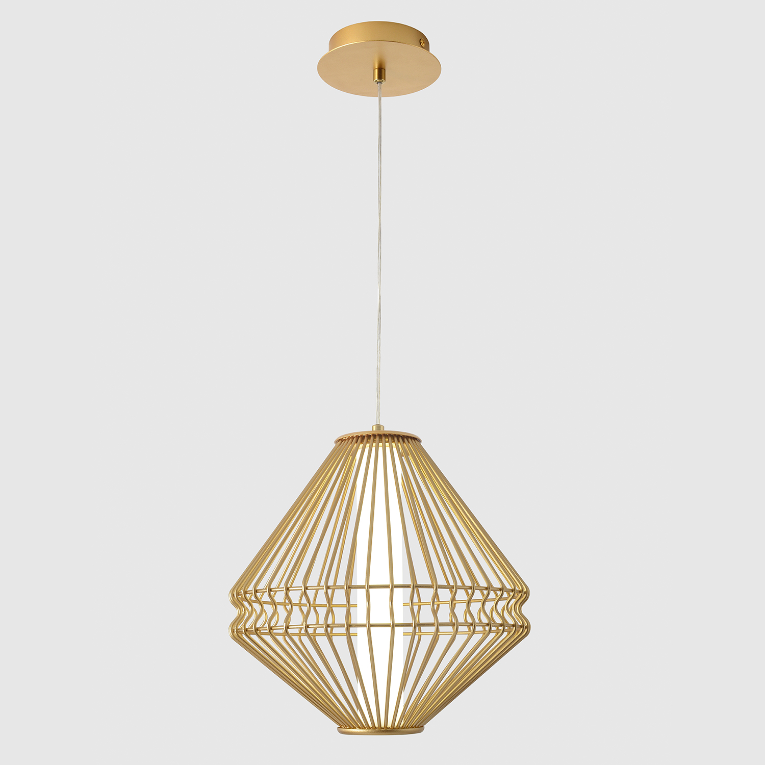 Изображение товара Светильник подвесной Crystal Lux CUADRA SP15W LED GOLD от магазина N&M Home