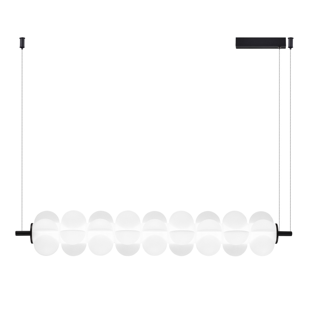 Изображение товара SL6121.413.01 Светильник подвесной ST-Luce Черный/Белый LED 1*30W 3000K от магазина N&M Home