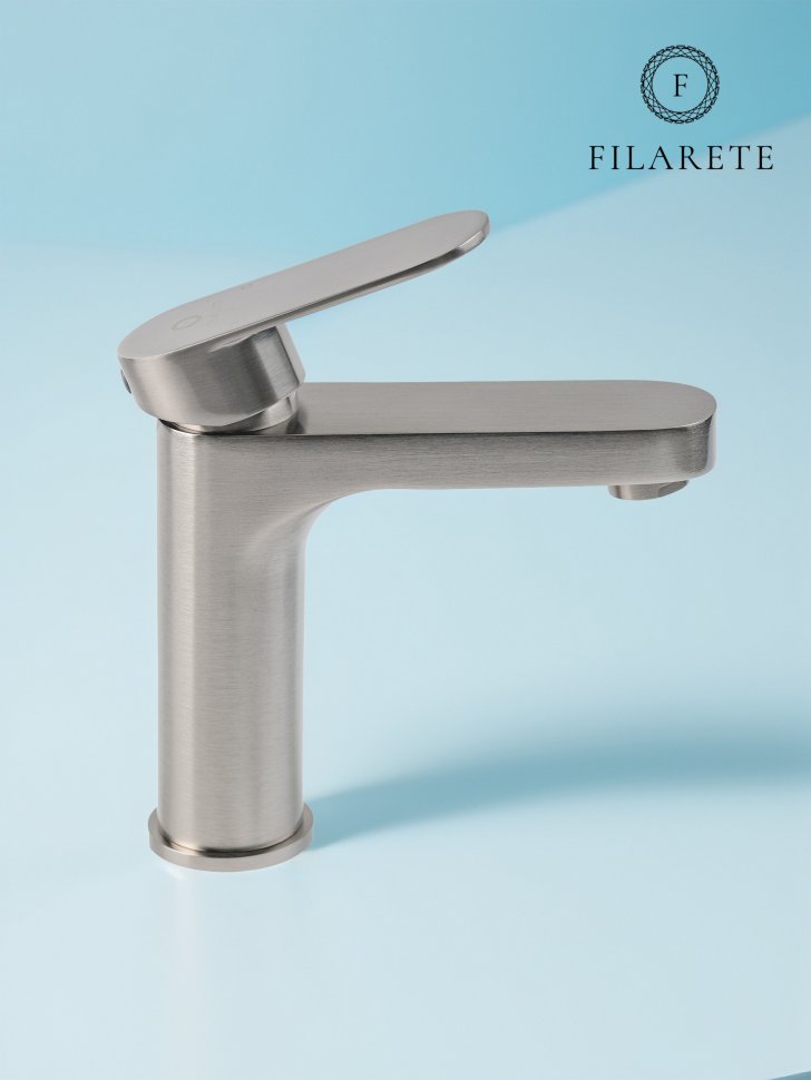 Изображение товара Cмеситель для раковины FILARETE Retta FL5030 (Никель) от магазина N&M Home