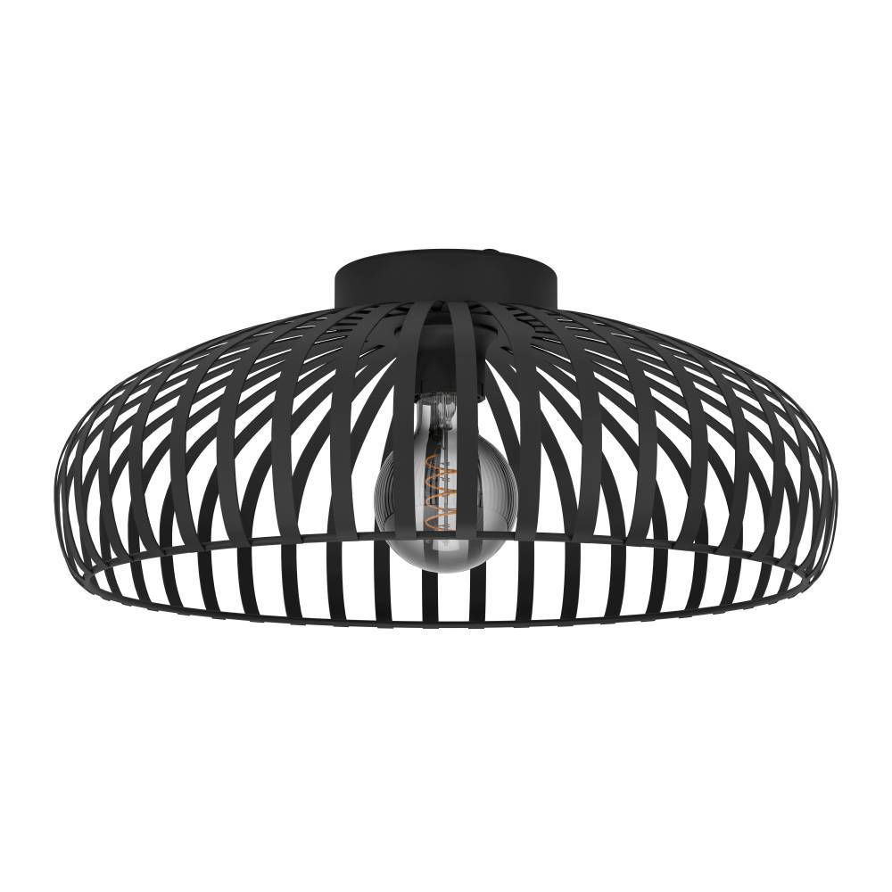 Изображение товара 900721 Потолочный светильник MOGANO 3, 1X40W (E27), H180, ?430, сталь, черный от магазина N&M Home
