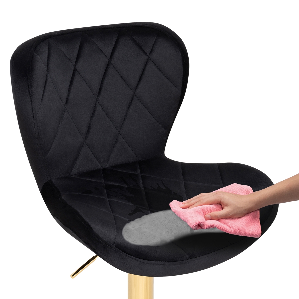 Изображение товара Барный стул Porch black / golden от магазина N&M Home