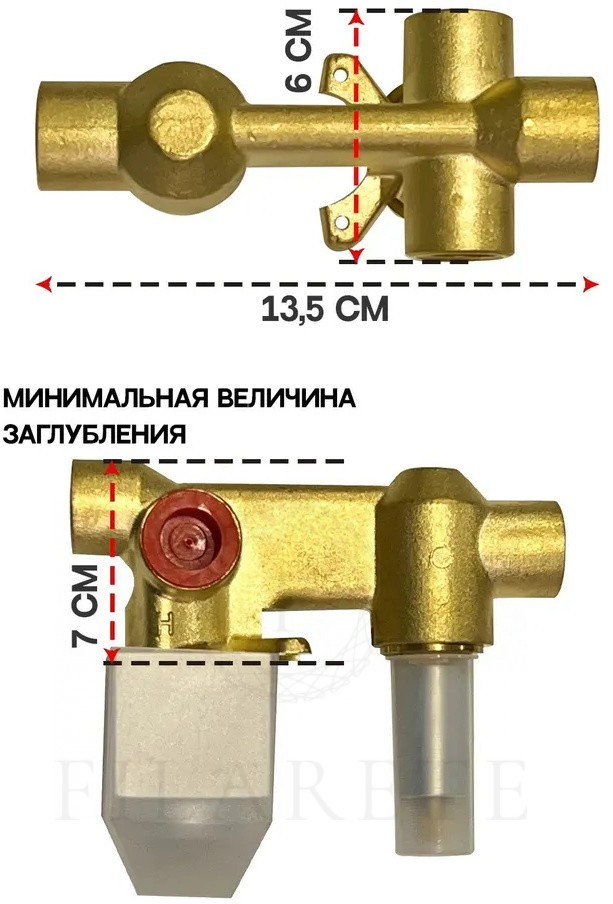 Изображение товара Душевой комплект FILARETE Fing FL1044 (Матовое золото) от магазина N&M Home