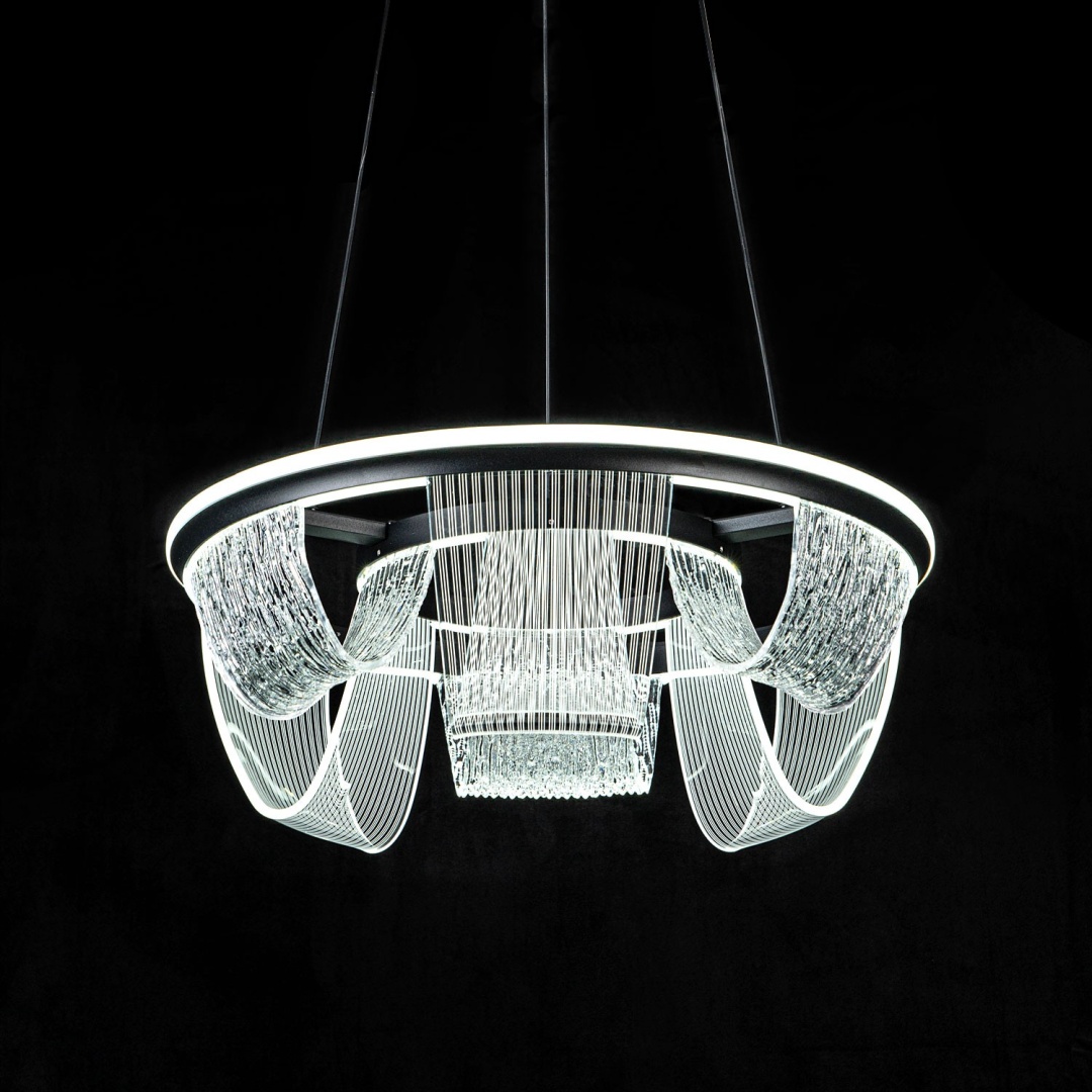 Изображение товара Подвесной cветильник LED4U L7706-460 BK от магазина N&M Home