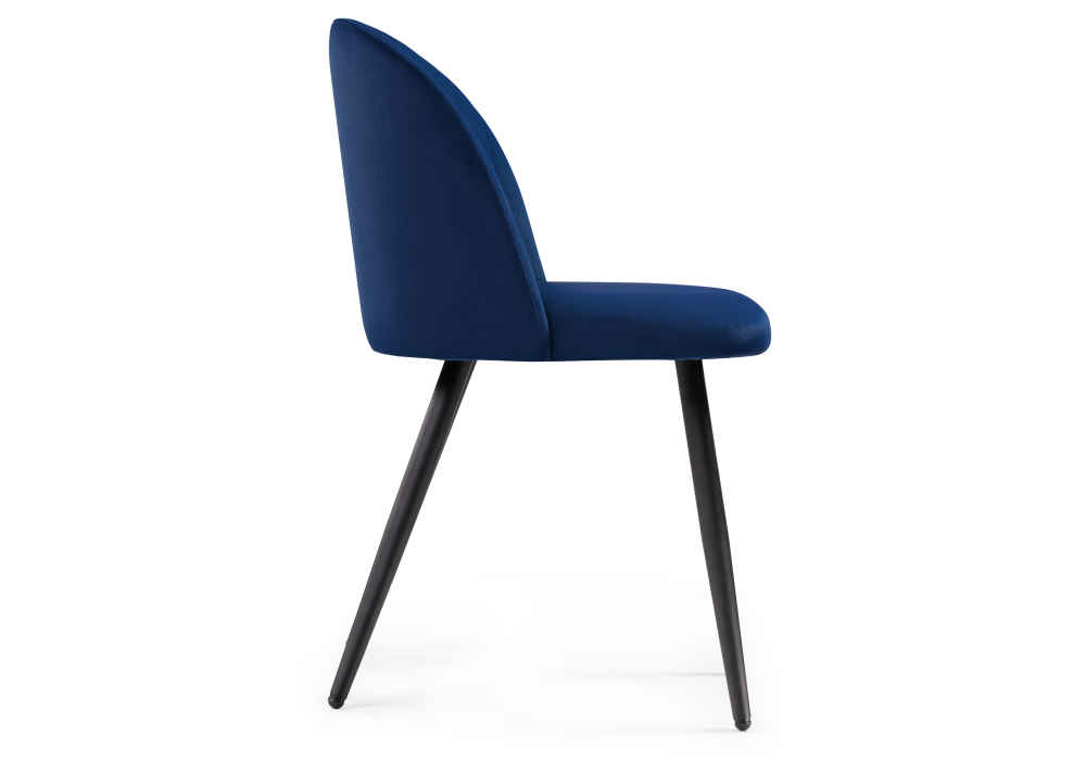 Изображение товара Стул на металлокаркасе Gabi 1 dark blue / black от магазина N&M Home