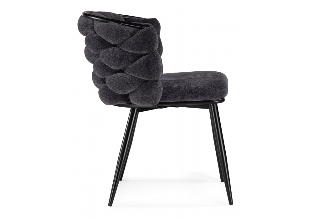 Изображение товара Стул на металлокаркасе на металлокаркасе Rendi gray-blue / black от магазина N&M Home