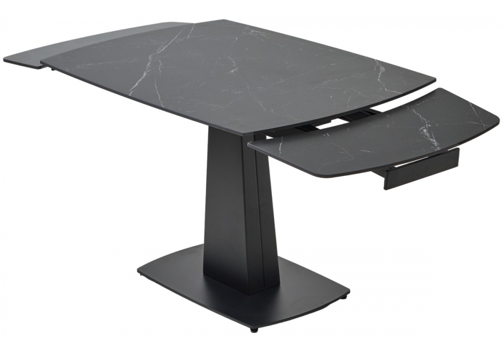 Изображение товара Керамический стол Balde 140 matt black marble solid ceramic / black от магазина N&M Home