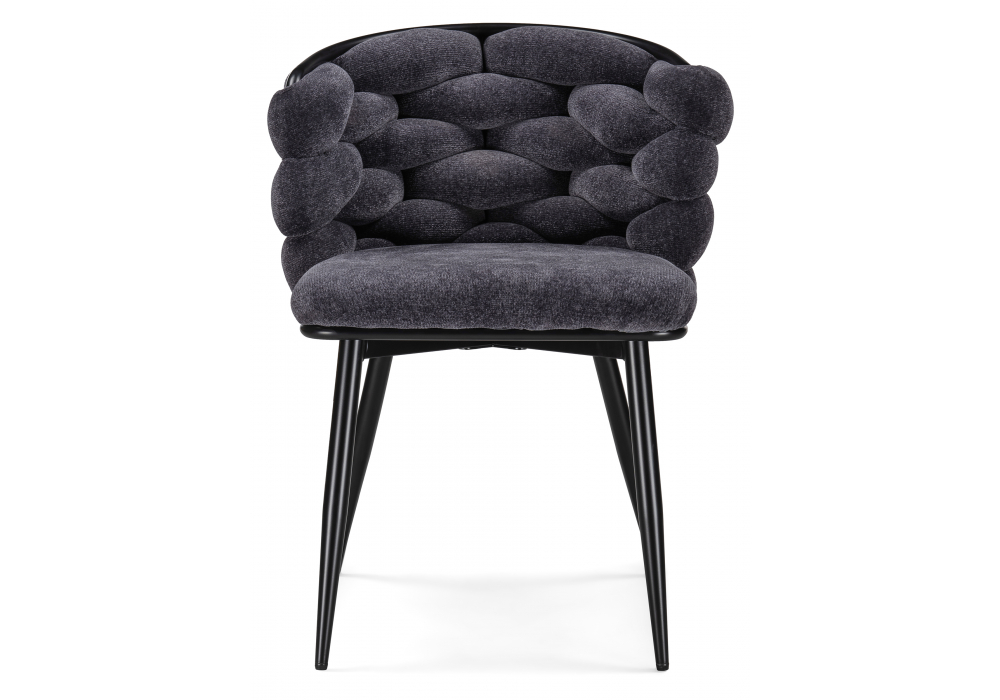 Изображение товара Стул на металлокаркасе на металлокаркасе Rendi gray-blue / black от магазина N&M Home