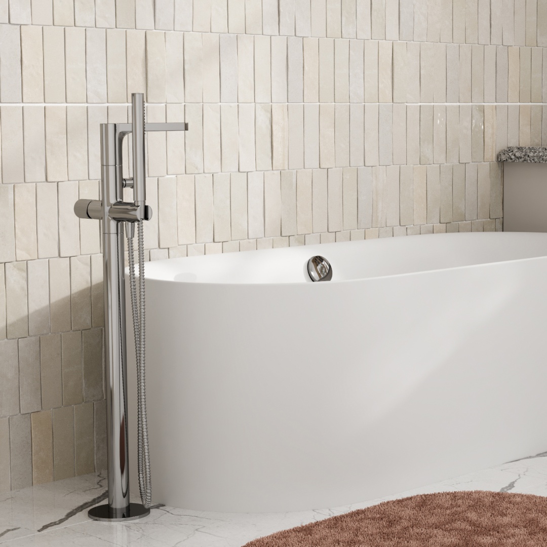 Изображение товара Mosel 4621 Смеситель напольный для ванны от магазина N&M Home