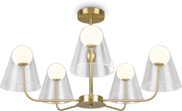 Изображение товара Потолочная люстра Doublety FR5382PL-05BS от магазина N&M Home