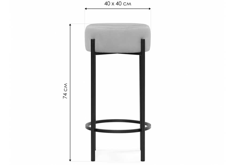 Изображение товара Барный стул Сайпл MR-26 / черный от магазина N&M Home