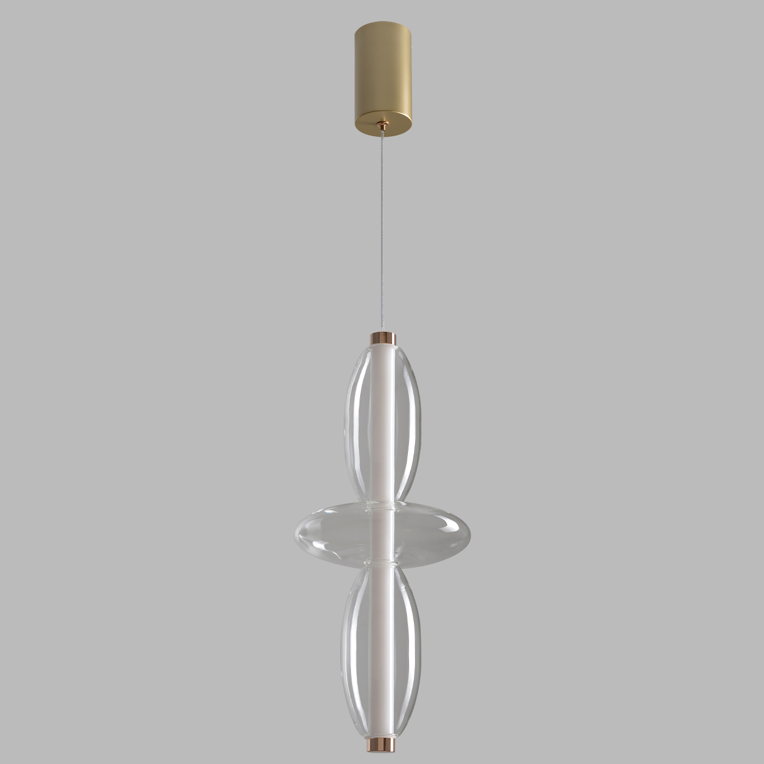Изображение товара Светильник подвесной Crystal Lux QUASAR SP14W LED TRANSPARENT от магазина N&M Home