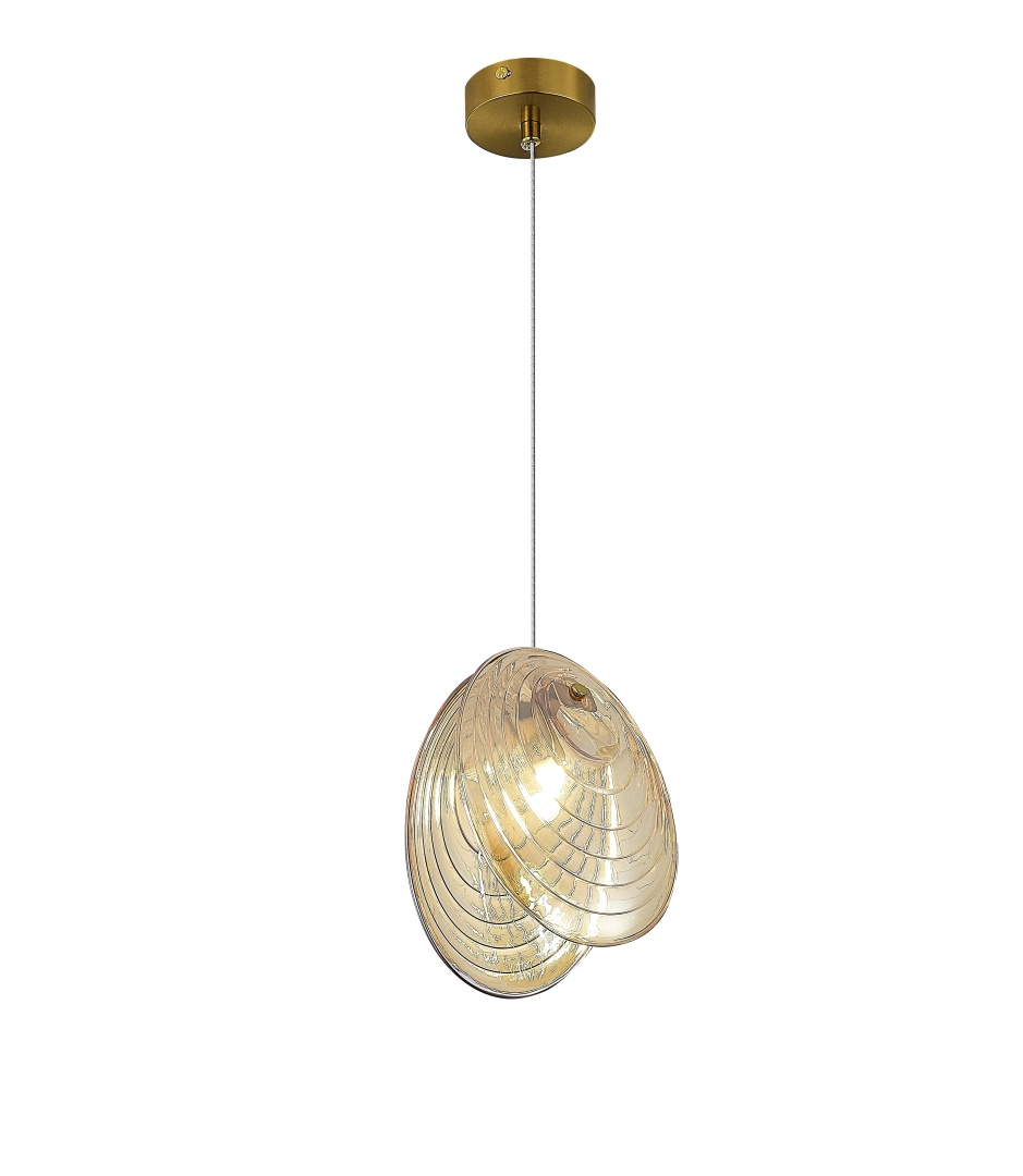 Изображение товара 2814-DW-1 BRASS CANOPY+CHAMPINE GLASS (1) Люстра NW от магазина N&M Home