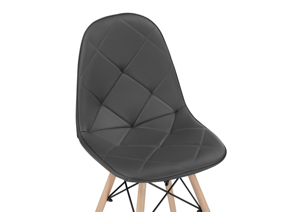Изображение товара Стул деревянный Kvadro 1 gray / wood от магазина N&M Home