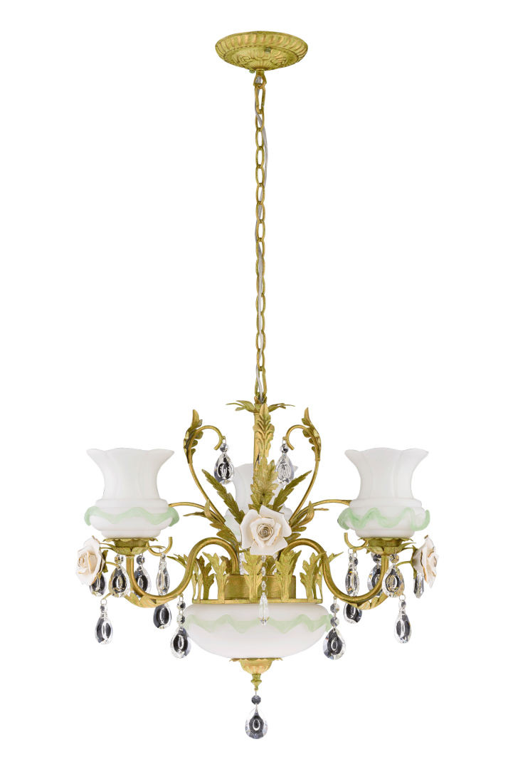 Изображение товара 0971/3+2 GREEN GOLD (1) Люстра от магазина N&M Home