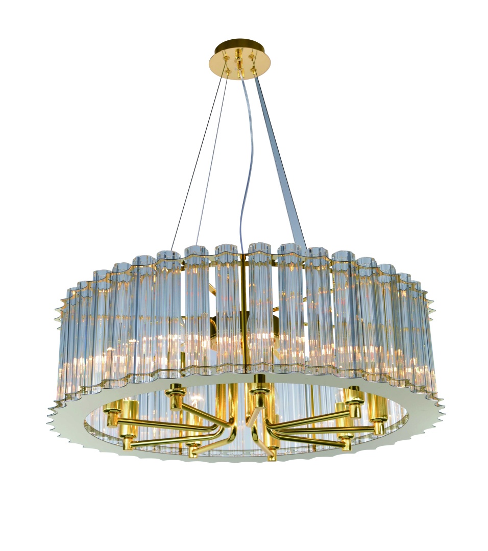 Изображение товара 5752E/9 GOLD H+CLEAR (1) Люстра NW от магазина N&M Home