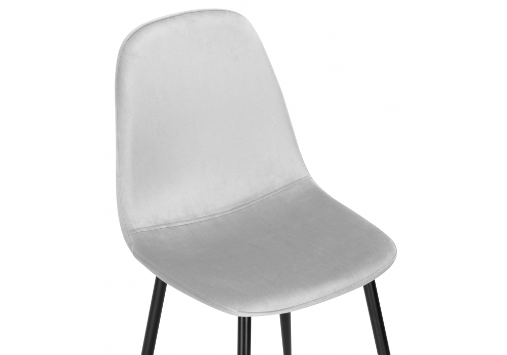 Изображение товара Стул на металлокаркасе Lilu light grey / black от магазина N&M Home