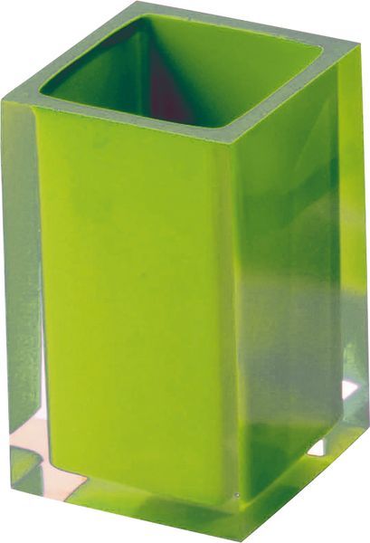 Изображение товара Gedy Rainbow, настольный стакан, цвет зеленый от магазина N&M Home