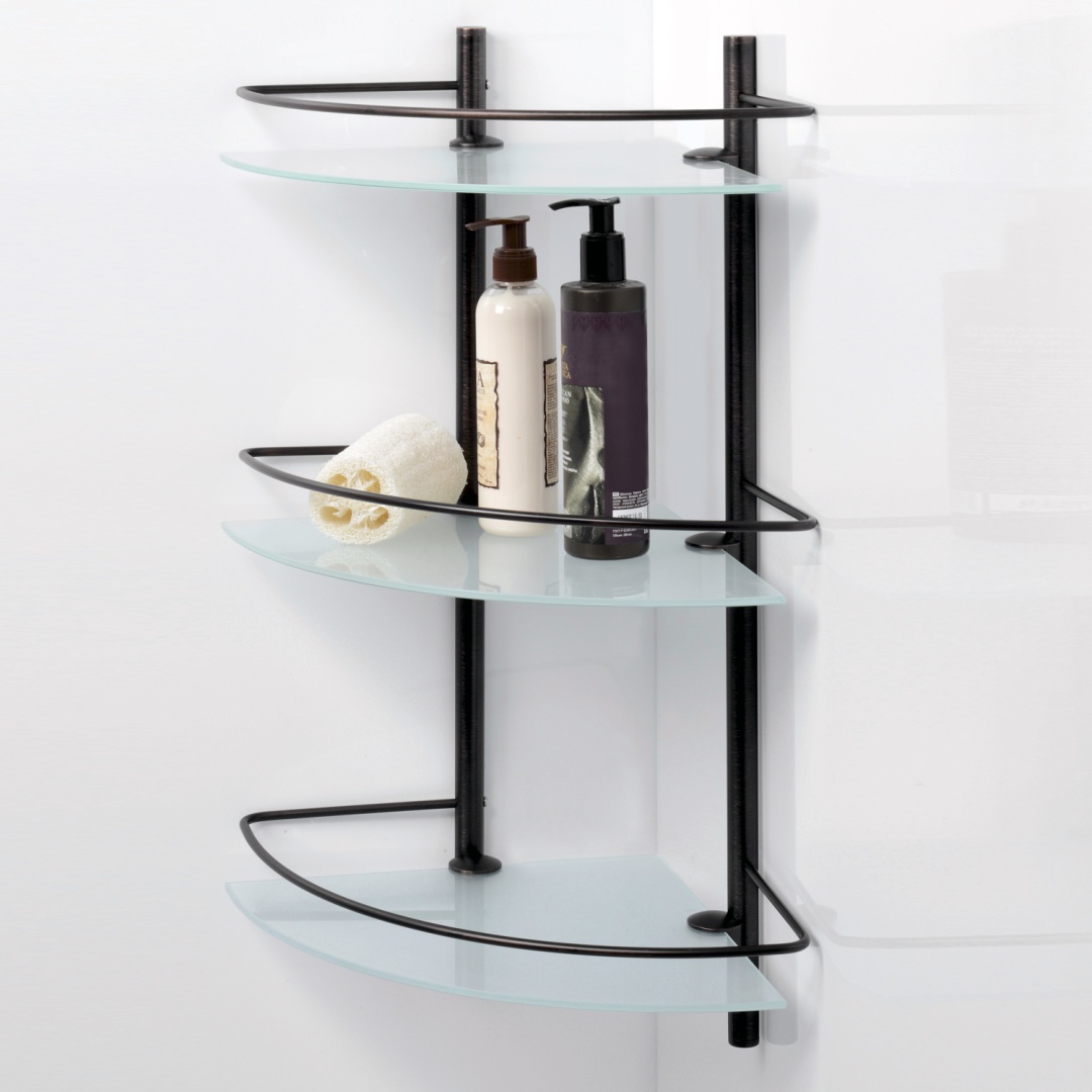 Изображение товара K-3633 Полка стеклянная тройная от магазина N&M Home