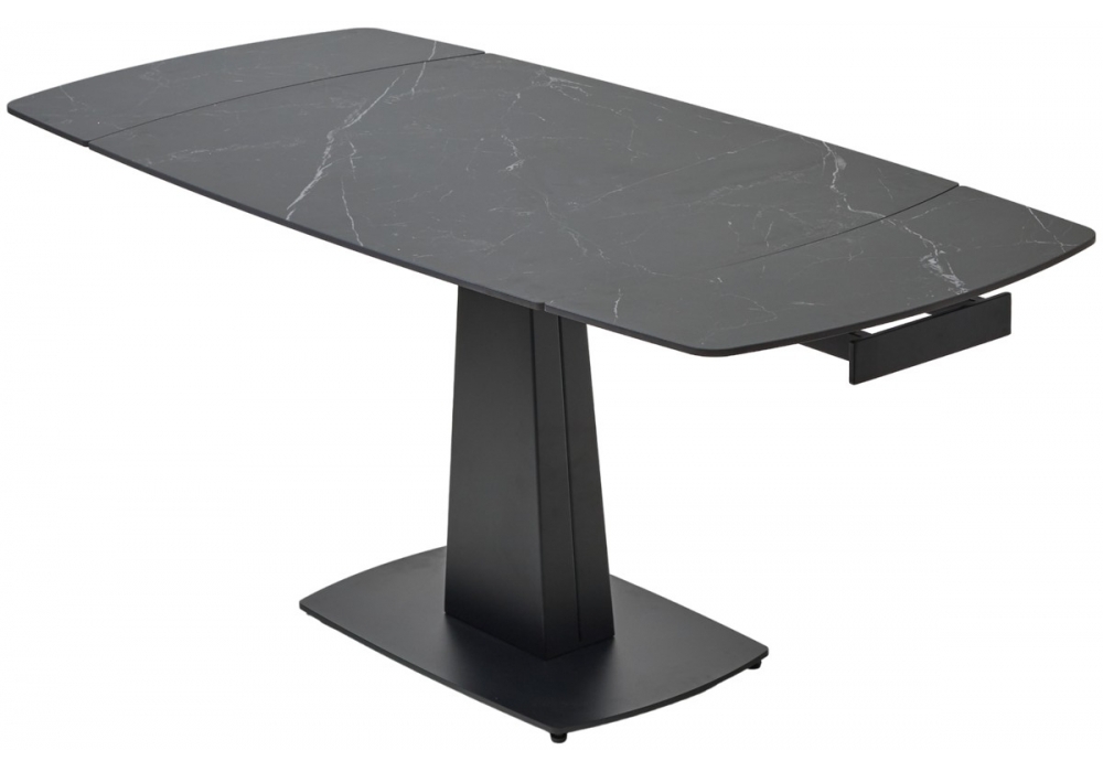Изображение товара Керамический стол Balde 140 matt black marble solid ceramic / black от магазина N&M Home