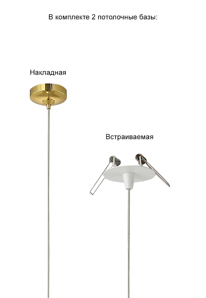 Изображение товара Светильник подвесной Crystal Lux VERANO SP1 GOLD от магазина N&M Home