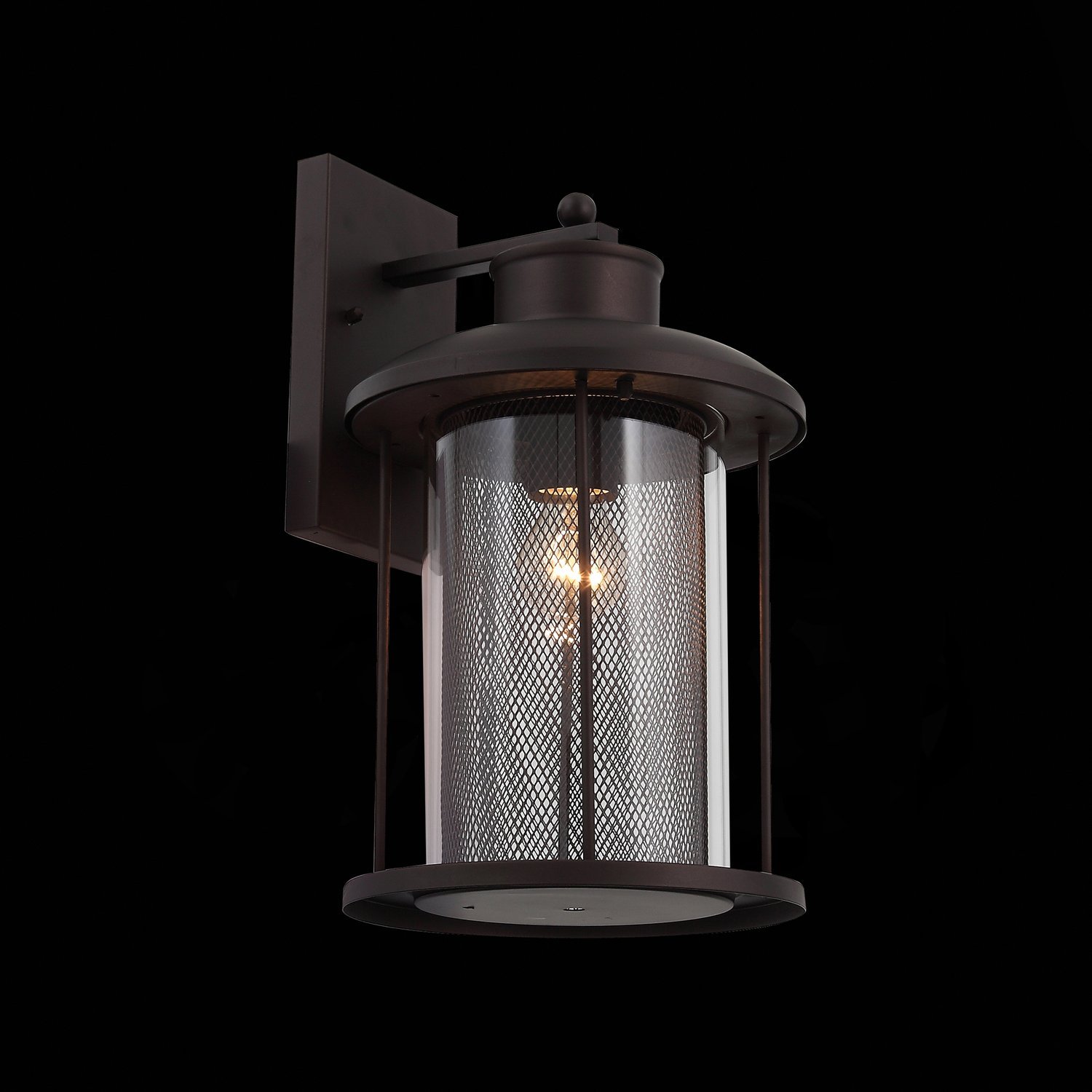 Изображение товара SL080.401.01 Светильник уличный настенный ST-Luce Темный кофе/Прозрачный, Темный кофе E27 1*60W от магазина N&M Home