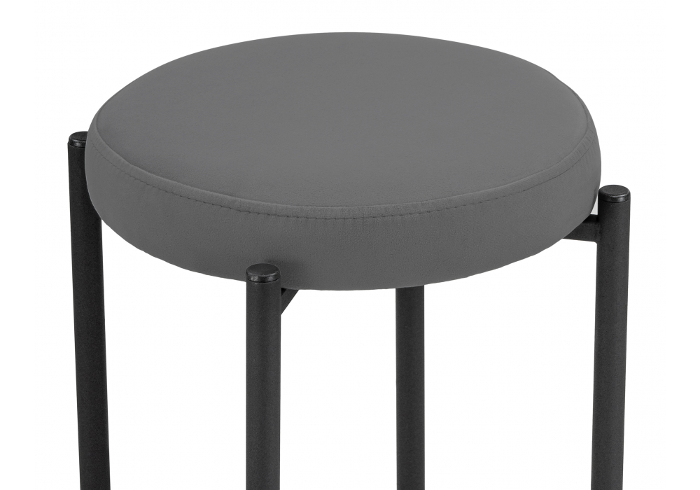 Изображение товара Табурет Кудо velutto 32 / черный от магазина N&M Home