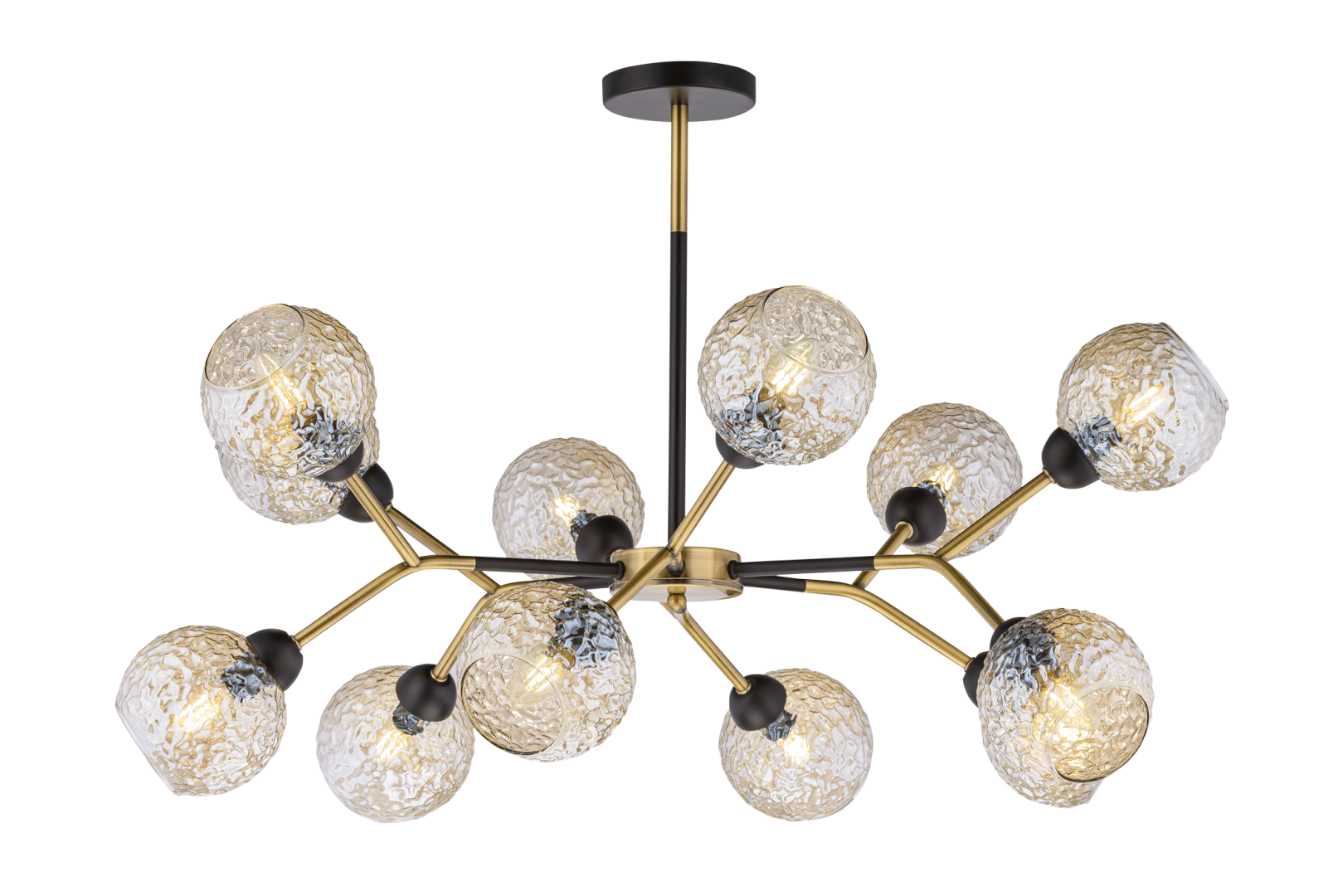 Изображение товара 40268MD/12 MBK+AB (1) Люстра (NW) от магазина N&M Home