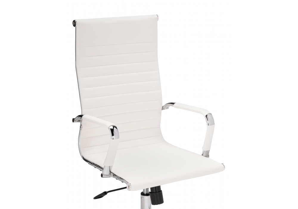 Изображение товара Компьютерное кресло Reus pu white / chrome от магазина N&M Home