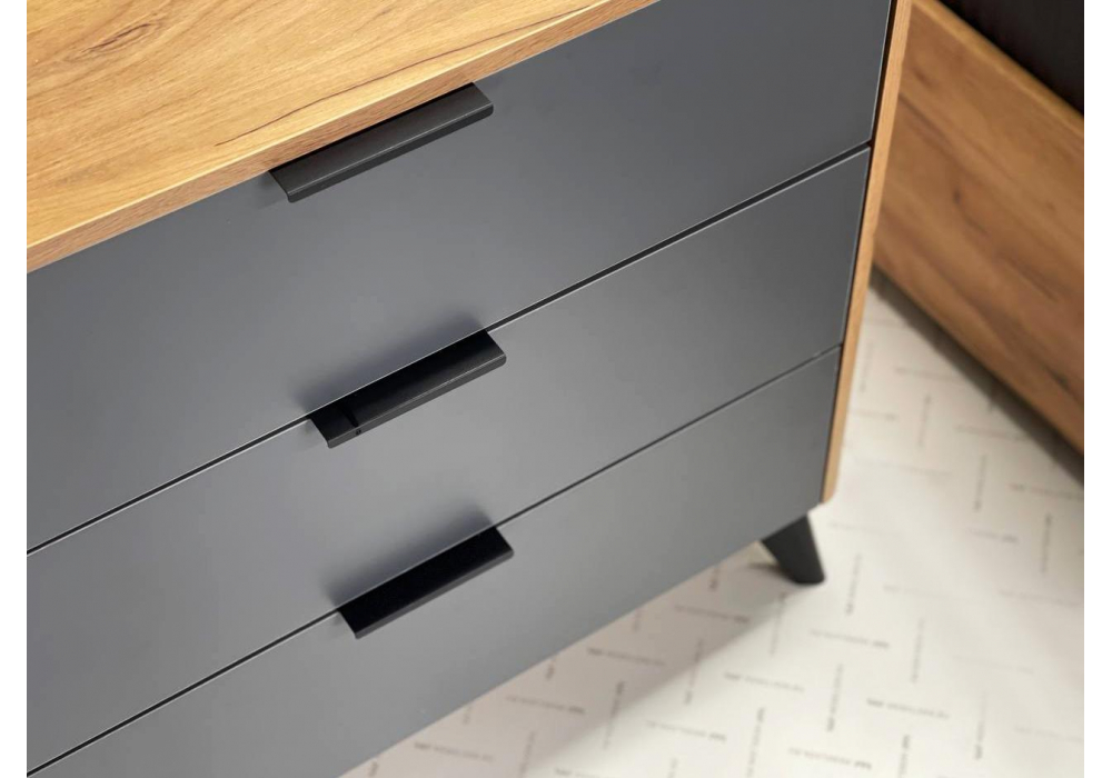 Изображение товара Комод Адам дуб крафт золотой/графит от магазина N&M Home