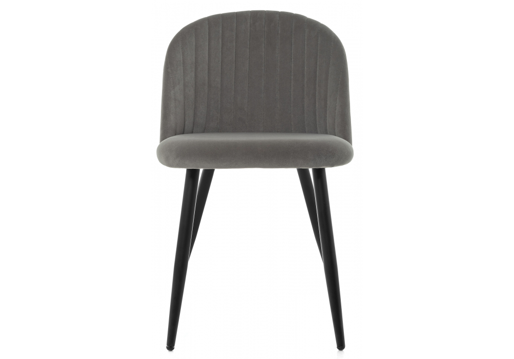Изображение товара Стул на металлокаркасе Gabi 1 dark gray / black от магазина N&M Home