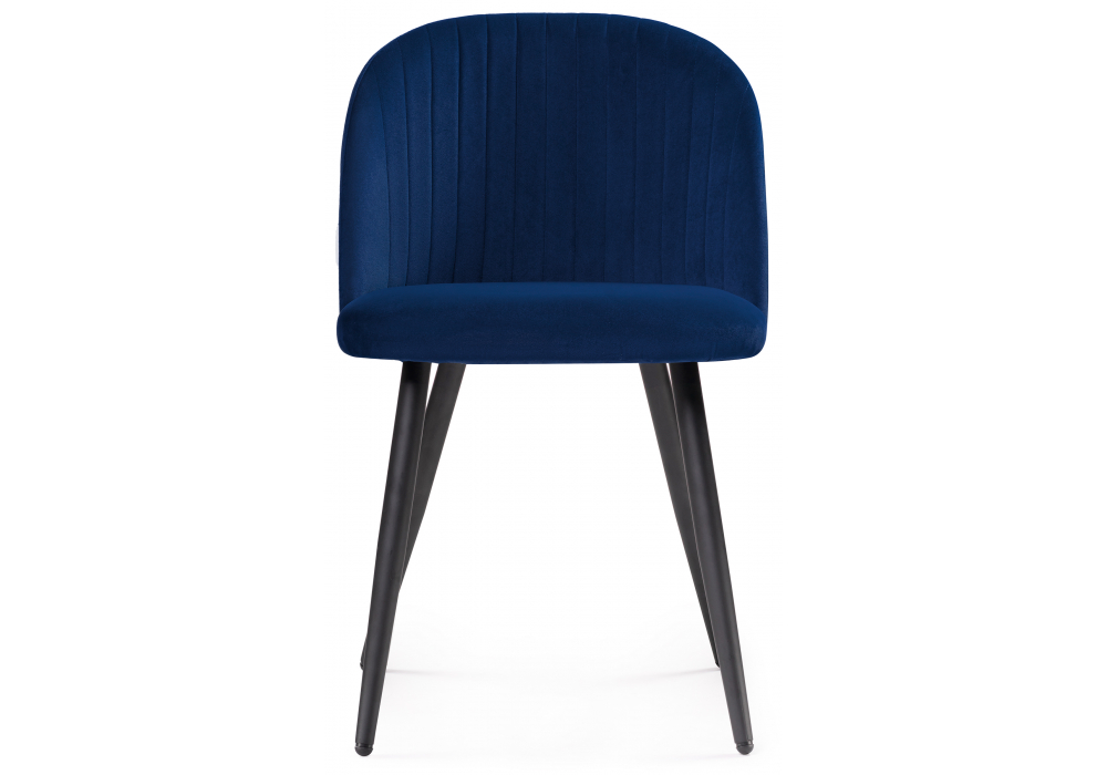 Изображение товара Стул на металлокаркасе Gabi 1 dark blue / black от магазина N&M Home