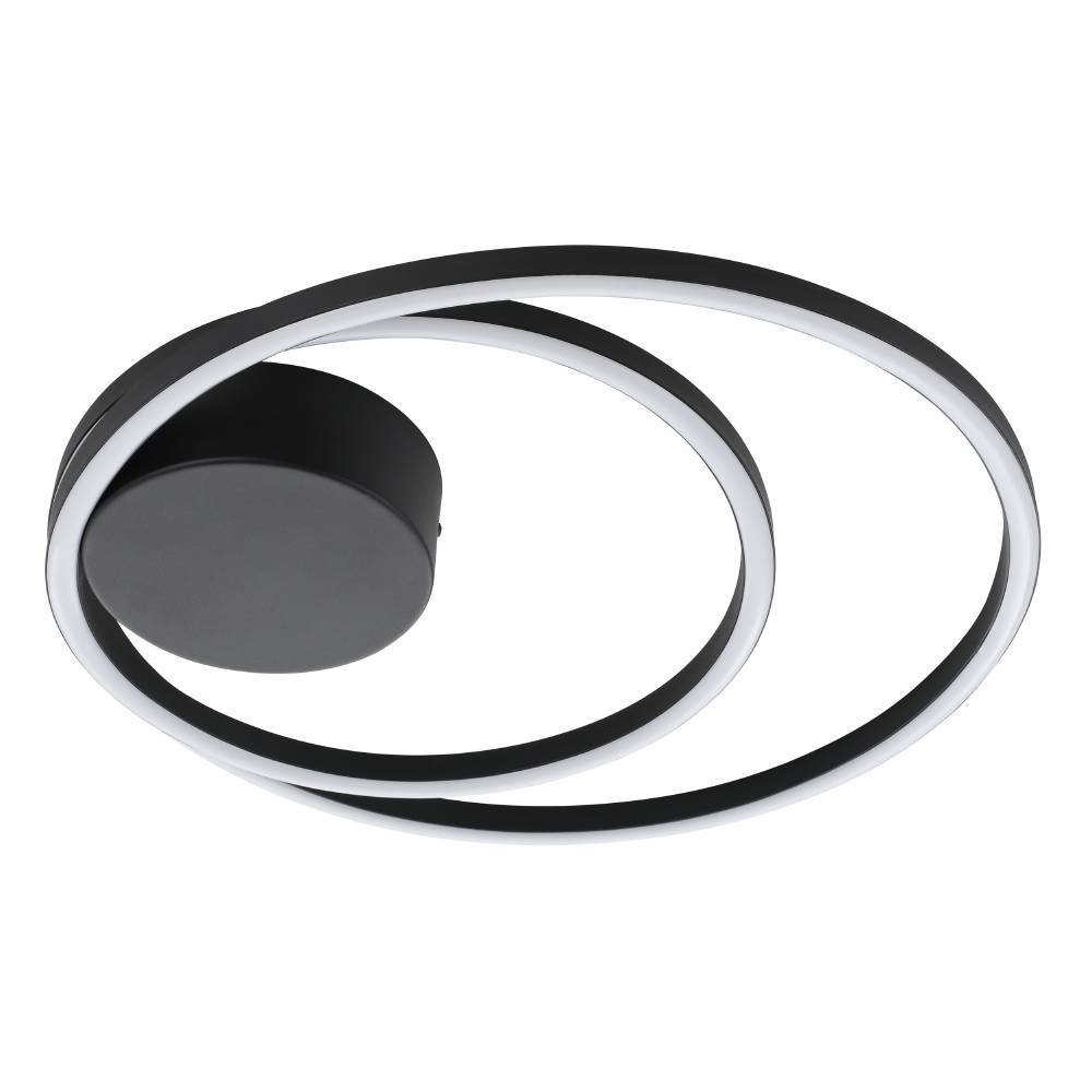Изображение товара 900471 Потолочный светильник RUOTALE, 36W, LED, ?450, H55, сталь, пластик, черный, белый от магазина N&M Home