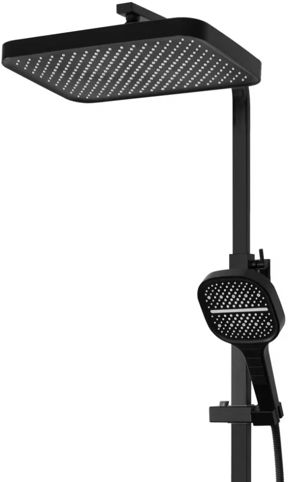Изображение товара Душевая система Hansberge H5077 Черный матовый от магазина N&M Home