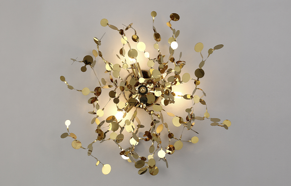 Изображение товара Бра Crystal Lux GARDEN AP-PL3 D400 GOLD от магазина N&M Home
