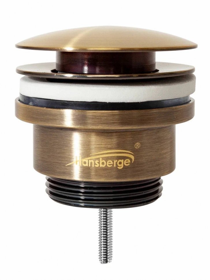 Изображение товара Донный клапан для раковины Hansberge H107 Бронза от магазина N&M Home