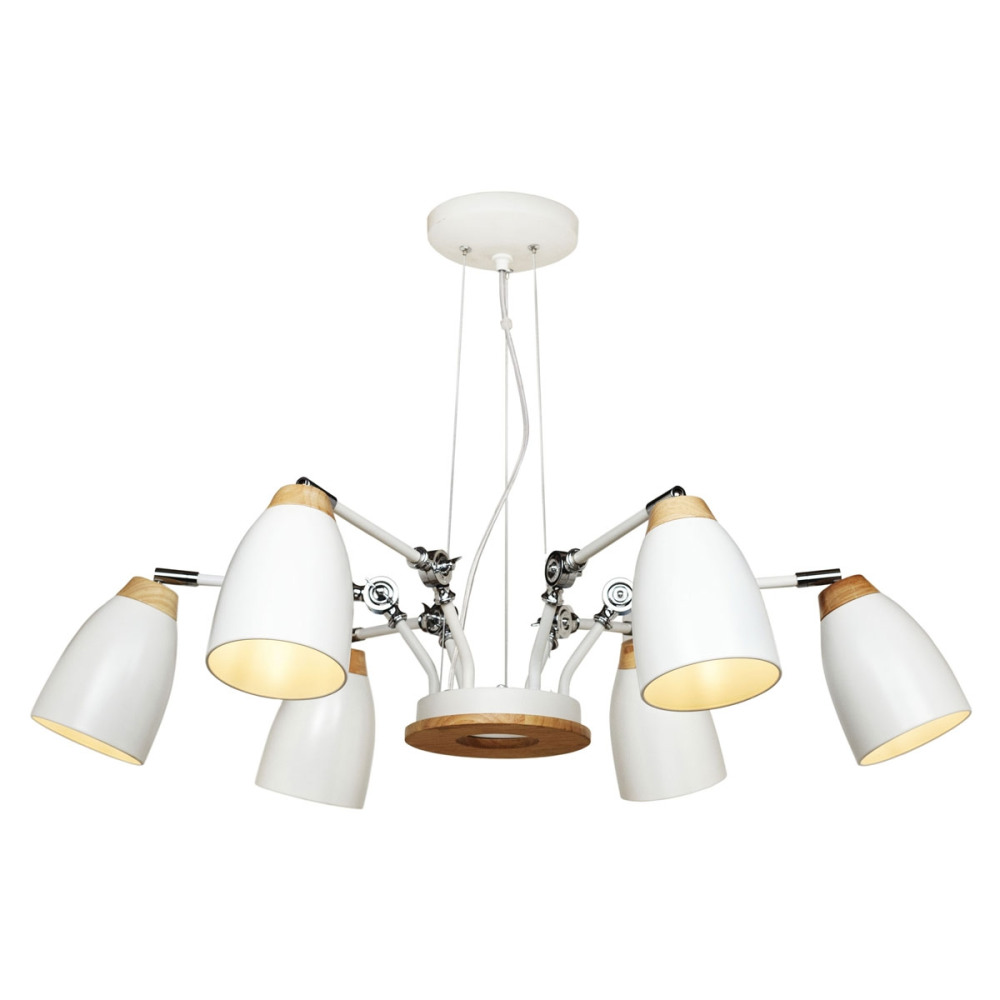 Изображение товара Подвесная люстра Restor LOFT4402/6WH от магазина N&M Home