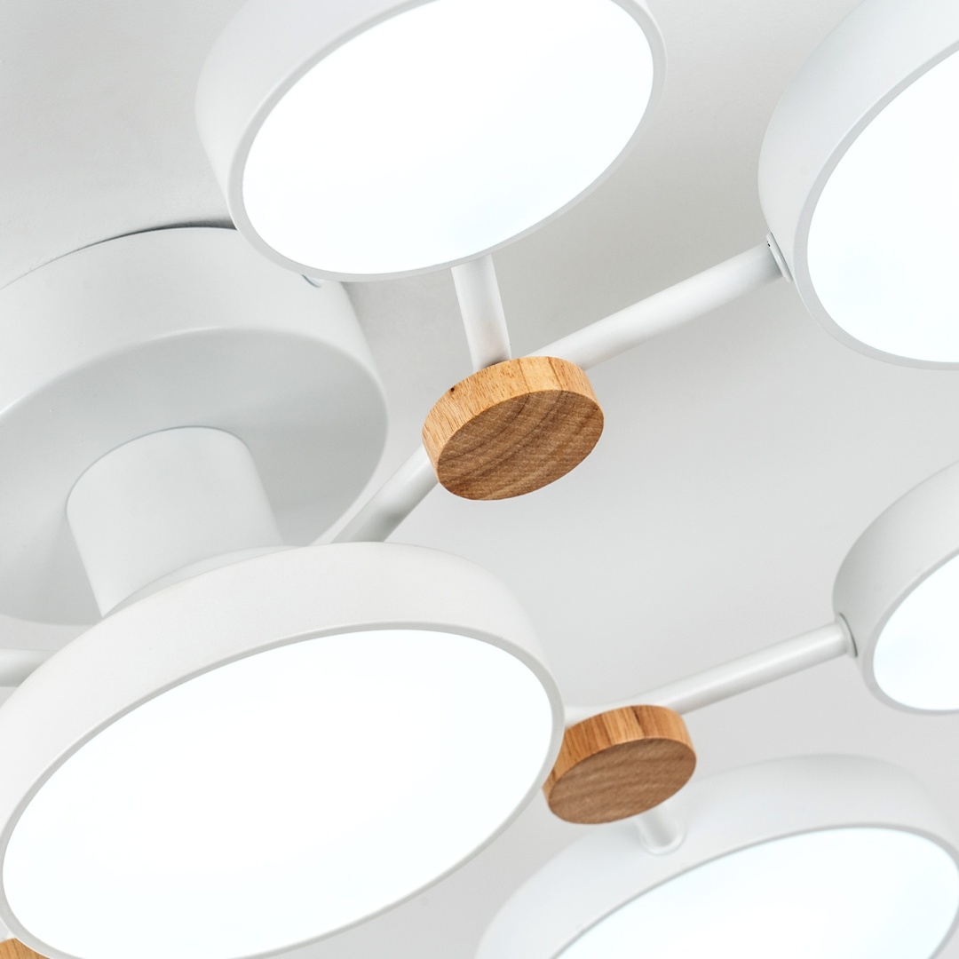 Изображение товара Потолочный cветильник LED4U L3201-780 WT от магазина N&M Home