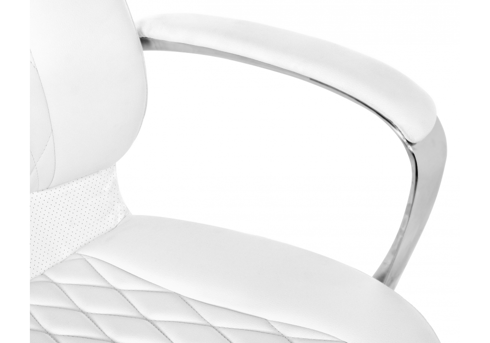 Изображение товара Компьютерное кресло Damian white / satin chrome от магазина N&M Home
