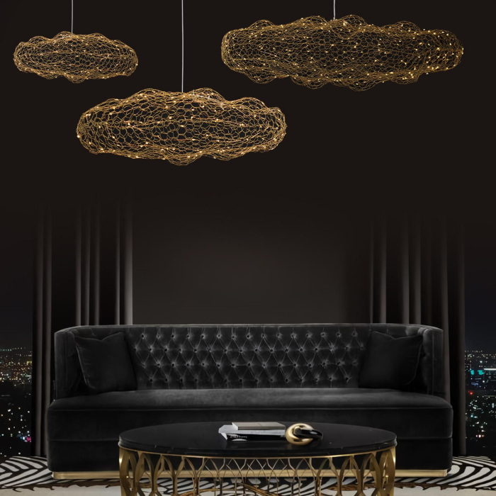 Изображение товара Подвесной светильник Cloud 10247/700 Gold от магазина N&M Home