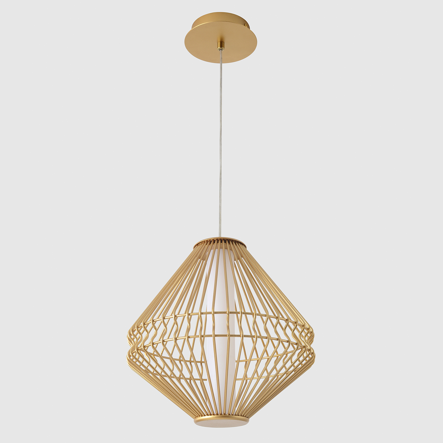 Изображение товара Светильник подвесной Crystal Lux CUADRA SP15W LED GOLD от магазина N&M Home