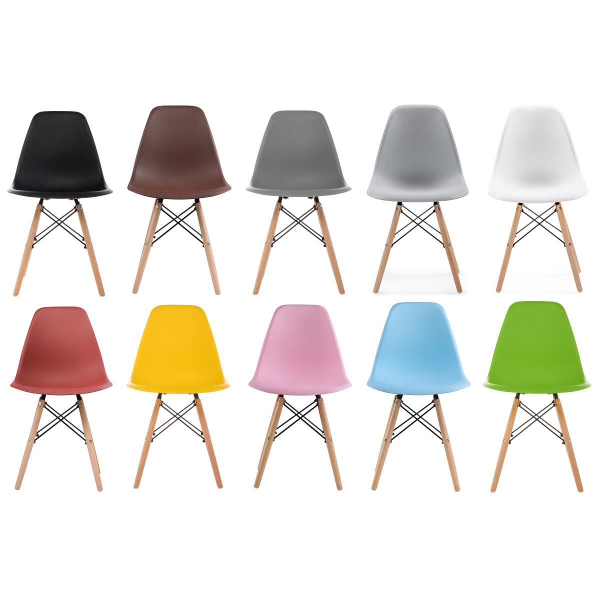 Изображение товара Пластиковый стул Eames PC-015 белый от магазина N&M Home