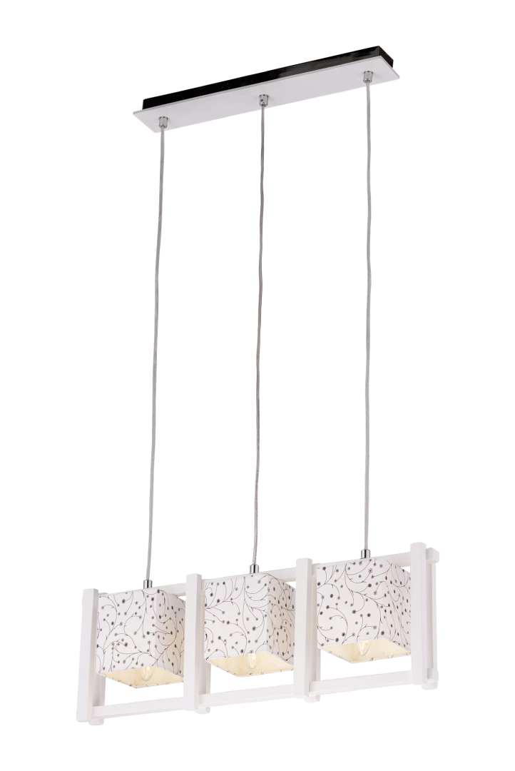 Изображение товара 85557/3P WH+CH (1/6) Люстра от магазина N&M Home