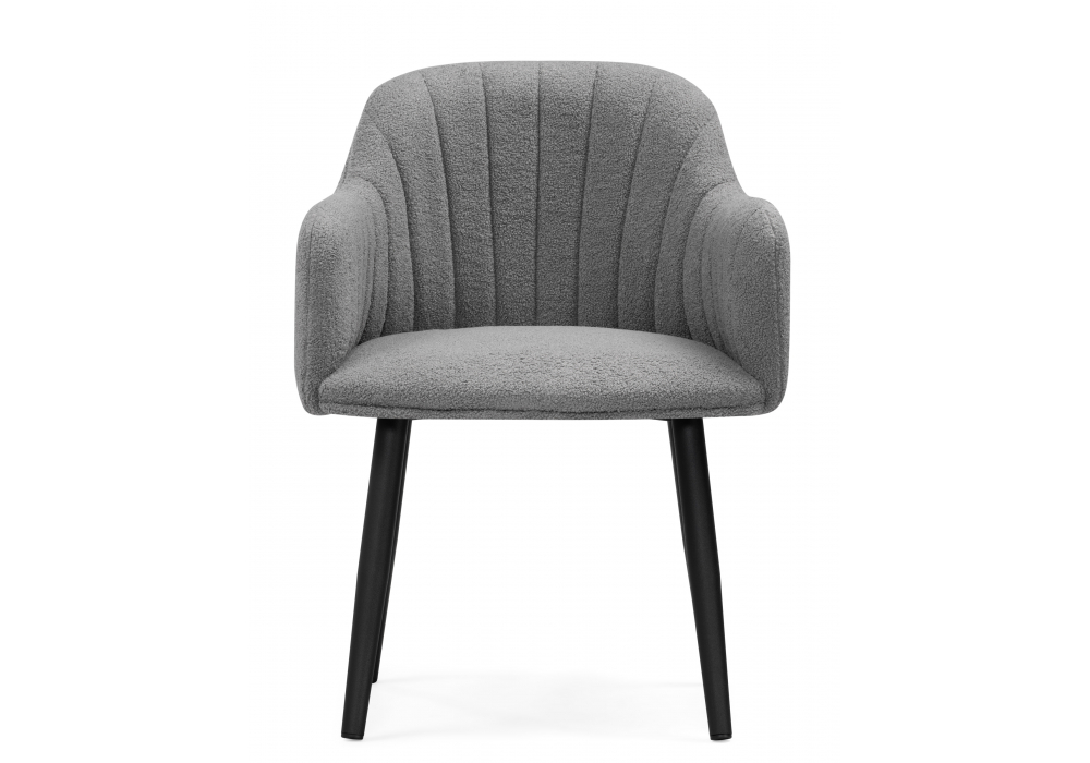 Изображение товара Стул на металлокаркасе Халли lamb 11 / черный от магазина N&M Home