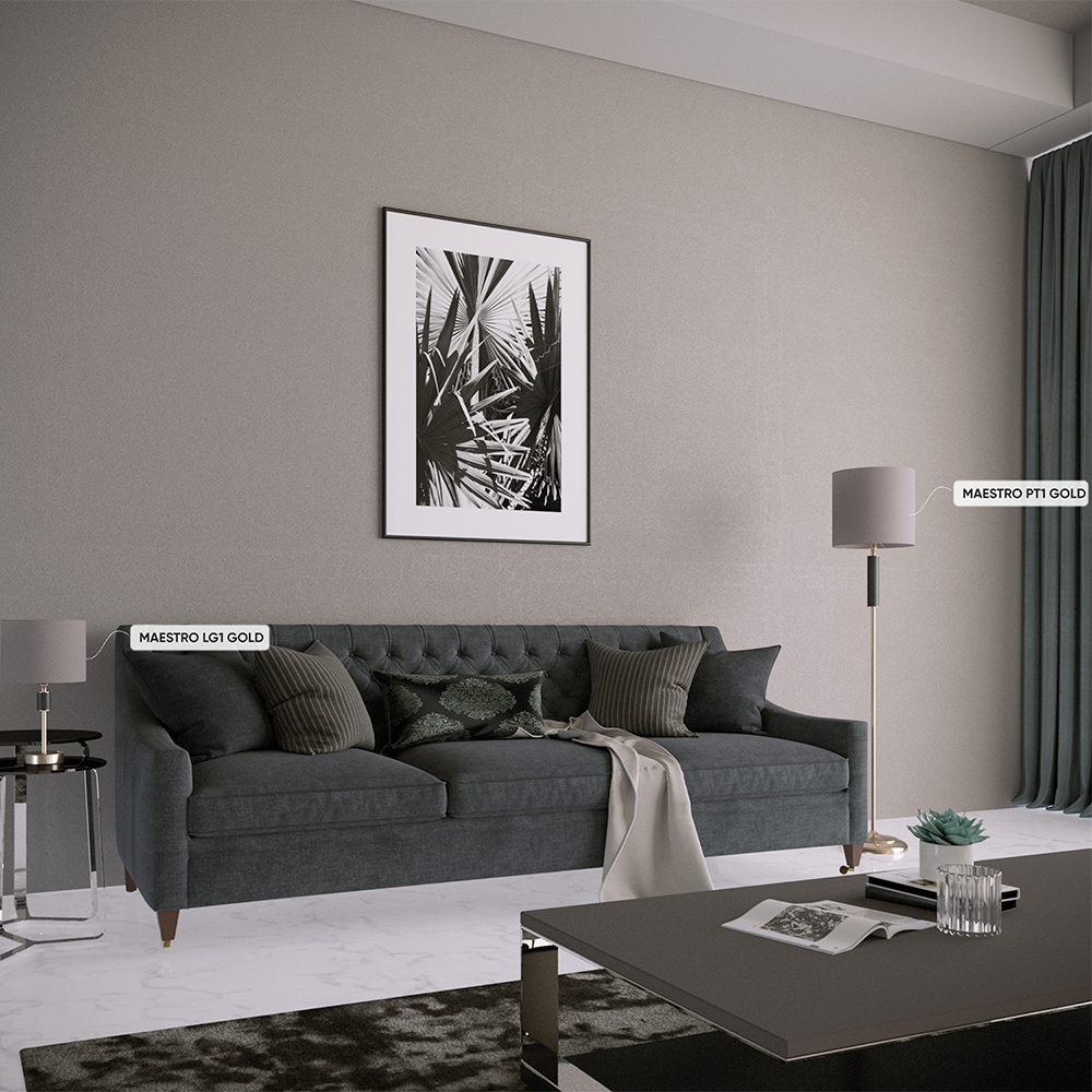 Изображение товара Настольные лампы Crystal Lux MAESTRO LG1 GOLD от магазина N&M Home