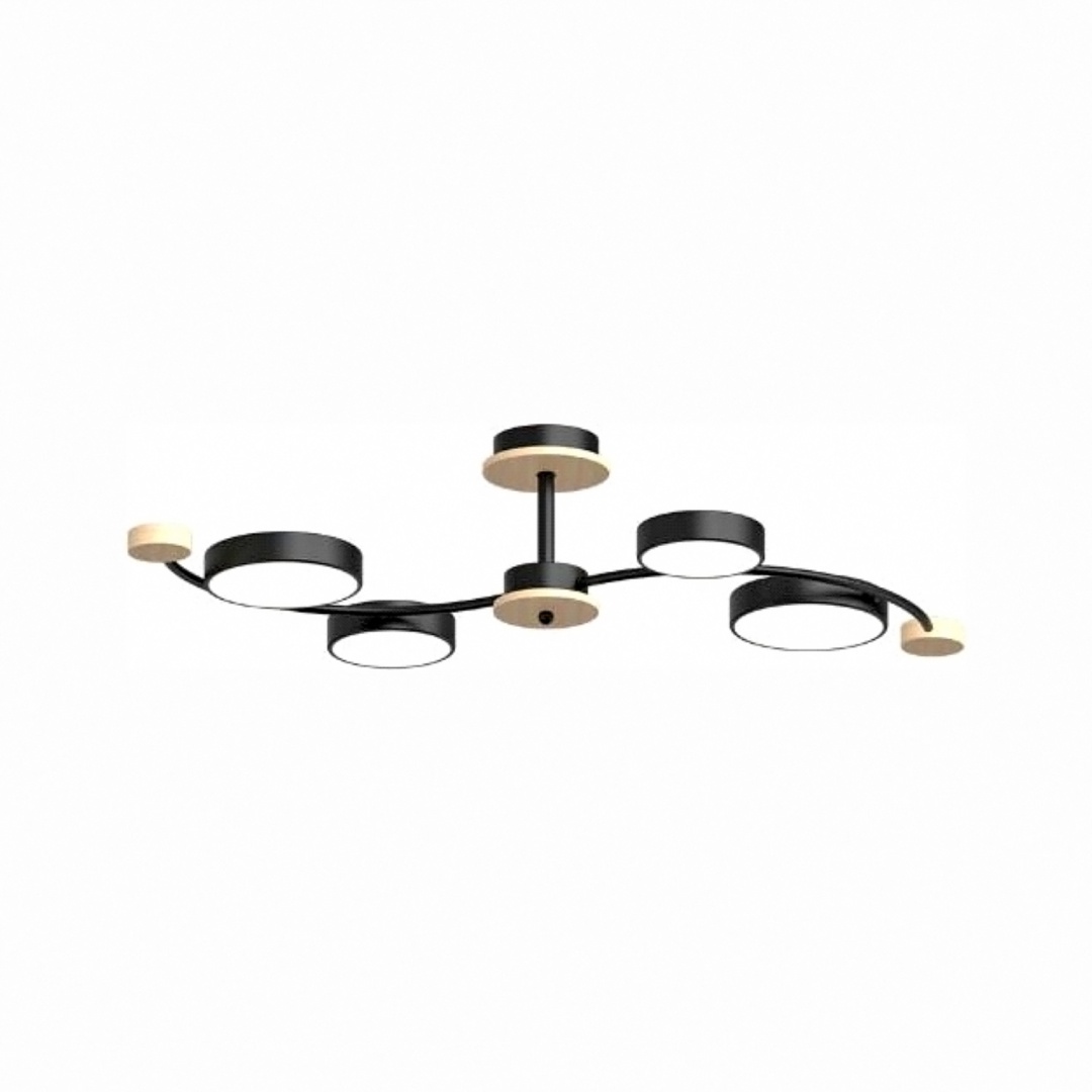 Изображение товара Потолочный cветильник LED4U L3206-800 BK от магазина N&M Home