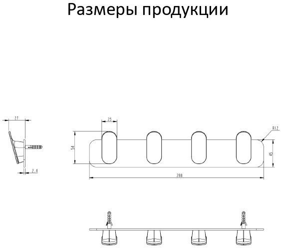 Изображение товара Полотенцедержатель 4-й Grocenberg AC0054 (Матовое золото) от магазина N&M Home