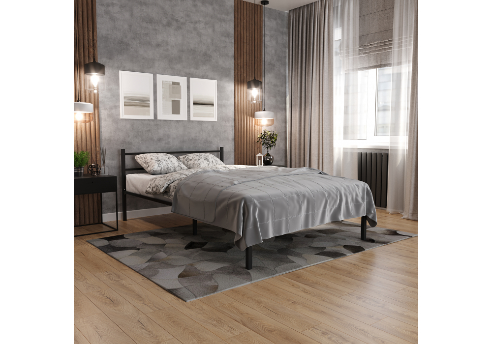 Изображение товара Кровать Фади 120х200 черная от магазина N&M Home