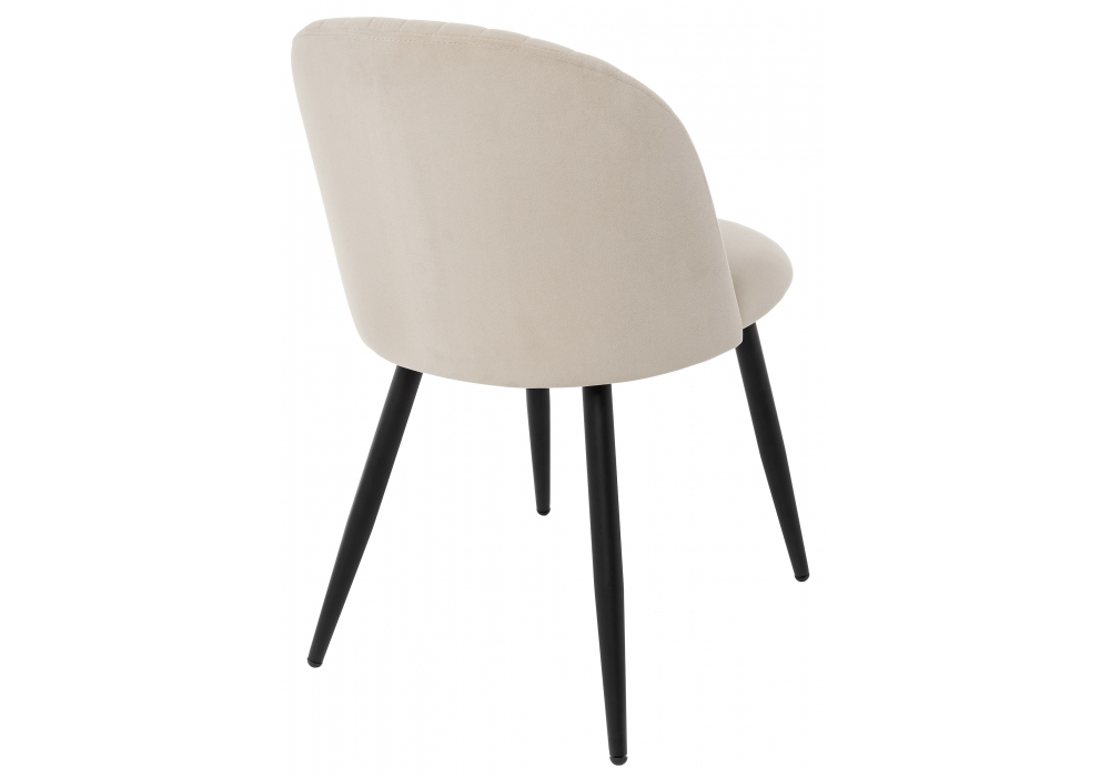 Изображение товара Стул на металлокаркасе Gabi 1 beige / black от магазина N&M Home
