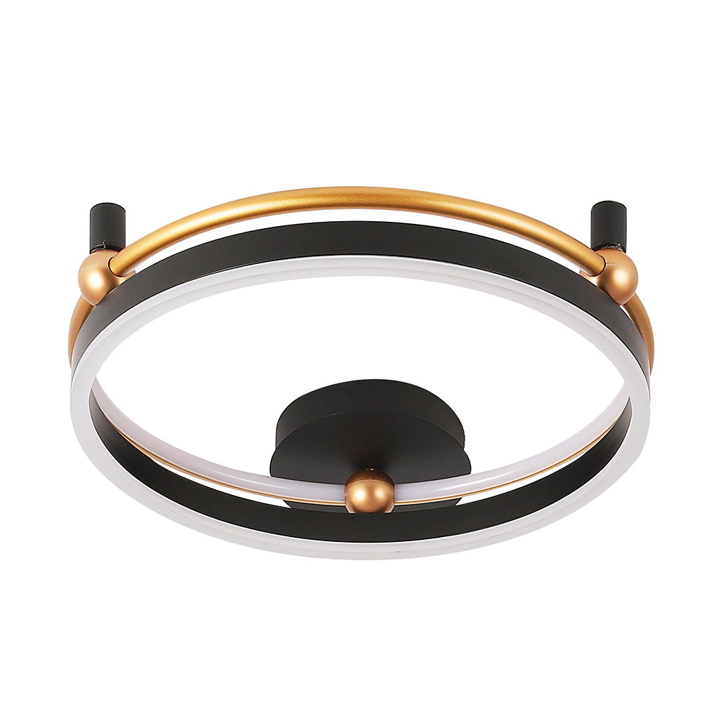 Изображение товара Светильник потолочный Crystal Lux FERNANDO PL48W LED BLACK/GOLD от магазина N&M Home